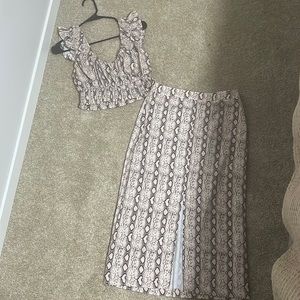 Kittenish Snakeprint 2 piece Set